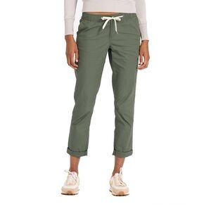 Vuori Olive Ripstop Pant with Zip Pocket